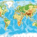 Világtérkép mintás fotótapéta 416x290cm