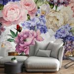 Vintage flowers fotótapéta 152,5x104cm