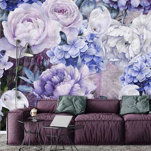 Purple Flowers fotótapéta