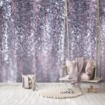 Lilaakác mintás fotótapéta 208x146cm