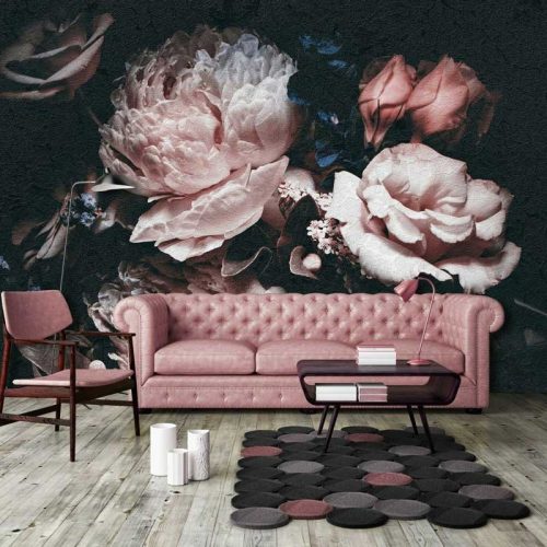 Pink Roses fotótapéta 416x254cm