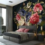 Angol rózsa mintás fotótapéta 208x146cm