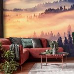 Köd a völgyben fotótapéta 208x146cm