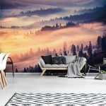 Köd a völgyben fotótapéta 208x146cm