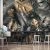 Ezüst pálmalevél mintás fotótapéta 208x146cm