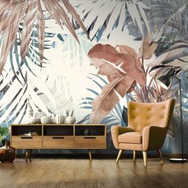 Színes pálmalevelek fotótapéta 104x70,5cm