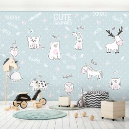 Cute Animals fotótapéta 104x70,5cm
