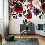 Floral Drop with Roses fotótapéta 254x184cm