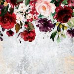 Floral Drop with Roses fotótapéta 368x254cm