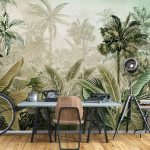 Trópusi őserdő mintás fotótapéta 416x254cm