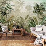 Trópusi őserdő mintás fotótapéta 416x290cm