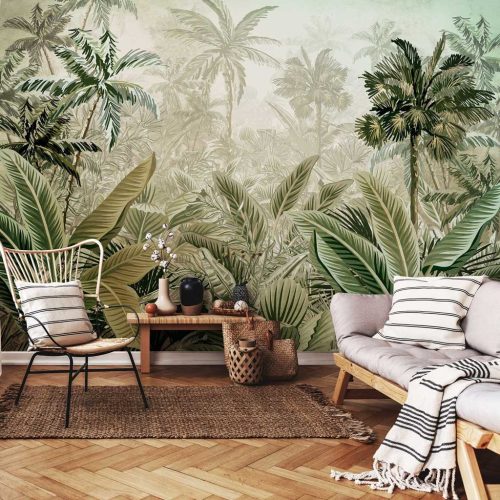 Trópusi őserdő mintás fotótapéta 350x250cm