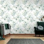 Apró levél mintás fotótapéta 208x146cm