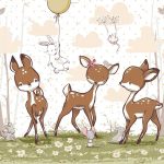 Őzikés fotótapéta 416x290cm