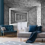 3D hatású alagút mintás fotótapéta 104x70,5cm