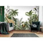 Dzsungel és trópusi állatmintás fotótapéta 400x280cm