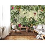 Egzotikus dzsungel mintás fotótapéta 368x280cm