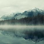 Köd a tó felett fotótapéta 254x184cm