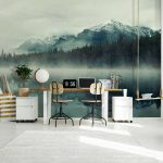 Köd a tó felett fotótapéta 368x254cm