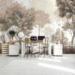 Bronz erdő fotótapéta 368x280cm