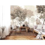 Bronz erdő fotótapéta 368x280cm