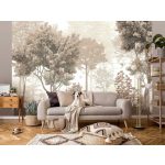 Bronz erdő fotótapéta 254x184cm