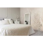 Bézs színű pálmalevél mintás fotótapéta 368x254cm