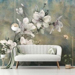 Magnolia mintás fotótapéta 254x184cm