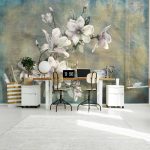 Magnolia mintás fotótapéta 208x146cm