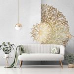 Mandala mintás fotótapéta 208x146cm