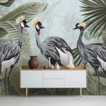 Trópusi darumadár mintás fotótapéta 368x254cm