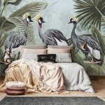 Trópusi darumadár mintás fotótapéta 368x254cm