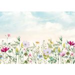 Mezei virágmintás vlies fotótapéta 152,5x104cm