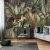 Leopárd és óriás levél mintás fotótapéta 416x290cm