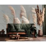 Festmény hatású nád mintás fotótapéta 368x254cm