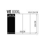 Csüngő zöld levél mintás fotótapéta 416x254cm