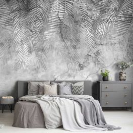 Loft stílusú pálmalevél mintás fotótapéta 104x70,5cm