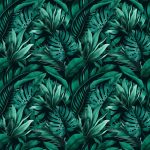 Sűrű zöld levél mintás fotótapéta 208x146cm