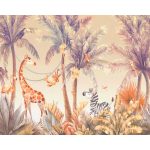Dzsungel mintás gyerekszoba fotótapéta 368x254cm