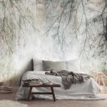 Vintage faág mintás fotótapéta 208x146cm