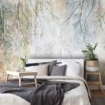 Vintage faág mintás fotótapéta 416x254cm