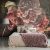 Vintage rózsa mintás fotótapéta 254x184cm