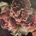 Vintage rózsa mintás fotótapéta 104x70,5cm