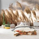Pampafű mintás fotótapéta 368x280cm