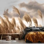 Pampafű mintás fotótapéta 416x254cm