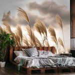 Pampafű mintás fotótapéta 416x254cm
