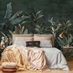 Trópusi levélmintás fotótapéta 312x219cm
