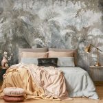 Vintage pálmaerdő mintás fotótapéta 254x184cm