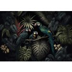 Papagájok az őserdőben mintás fotótapéta 520x318cm