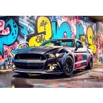 Ford Mustang Graffiti mintás fotótapéta 368x280cm